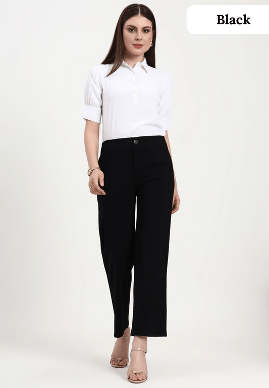 Wide Leg Pleated Trouser Set of 2 Premium Tailored Flow with Modern Luxe Comfort