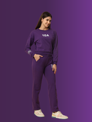 USA Looper Coord Set – Premium Pre-Winter Cotton Co-Ord for Streetwear Vibes