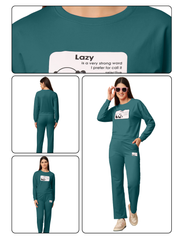 Lazy Panda Looper Coord Set – Premium Pre-Winter Cotton Co-Ord for Streetwear Comfort