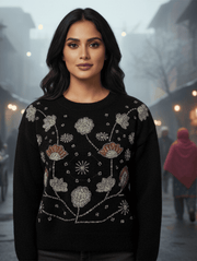 SEQUENCE FLOWER Premium Winter Sweater