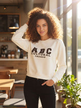 ABC Crop Sweatshirt – Minimal Pre-Winter Streetwear in 2 Classic Colors