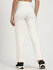 White Cotton Looper Lowers | Contour Series – Premium Comfort Wear