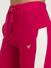 Hot Pink Cotton Looper Lowers | Flow Series – Luxe Everyday Comfort