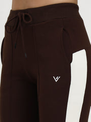 Coffee Cotton Looper Lowers | Flow Series – Luxe Everyday Comfort