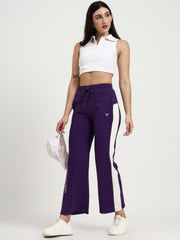 Purple Cotton Looper Lowers | Flow Series – Luxe Everyday Comfort