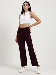 Wine Cotton Looper Lowers | Flow Series – Luxe Everyday Comfort