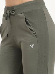 Midnight Grey Cotton Looper Lowers | Contour Series – Premium Comfort Wear