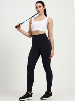 In Trend  High Waist Tights – Premium Activewear in Navy | Plus Sizes Available