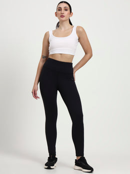 In Trend High Waist Tights – Premium Activewear in Black  | Plus Sizes Available