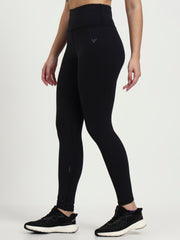 In Trend High Waist Tights – Premium Activewear in Black  | Plus Sizes Available