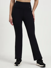 DRY FIT BELL BOTTOM LOWER Black | Active Stretch Comfort with Sleek Athleisure Design