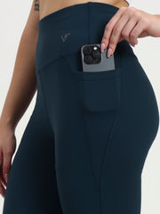 DRY FIT BELL BOTTOM LOWER Air force | Active Stretch Comfort with Sleek Athleisure Design