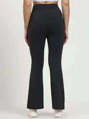 DRY FIT BELL BOTTOM LOWER Grey | Active Stretch Comfort with Sleek Athleisure Design