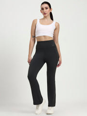 DRY FIT BELL BOTTOM LOWER Grey | Active Stretch Comfort with Sleek Athleisure Design