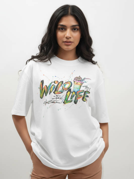 WILD LIFE Oversized T-Shirt | Winter Essential