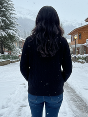 KNITTED FLOWER Premium Winter Sweater | Timeless Cozy Comfort