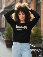 Whoody Crop Sweatshirt – Pre-Winter Streetwear Essential in 3 Colors