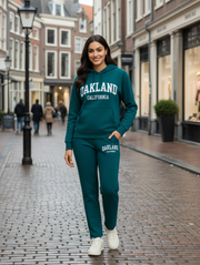 Oakland Looper Hoodie Coord Set – Premium Pre-Winter Athleisure for Effortless Style