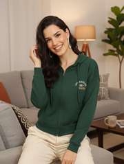 Los Angeles Zipper Crop Hoodie – Street Luxe in 4 Colors