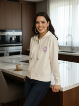 Sunset Zipper Crop Hoodie – Aesthetic Streetwear in 3 Colors