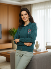 Reality Zipper Crop Hoodie – Bold Streetwear in 4 Colors