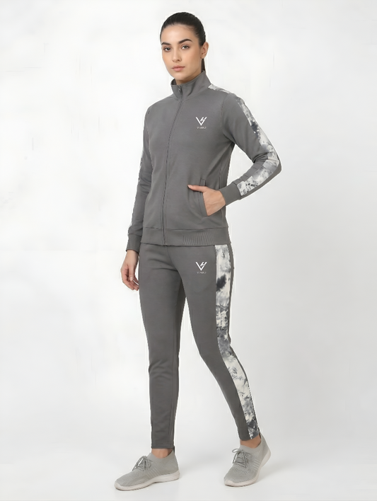 Elite Motion Tracksuit Activewear – Noir Stride Edition - Grey