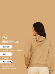 Malibu Crop Hoodie – Cozy Streetwear with Coastal Vibes