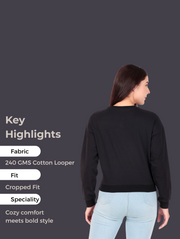 Pink Amazing Crop Sweatshirt – Pre-Winter Streetwear in 4 Bold Colors