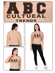ABC Crop Sweatshirt – Minimal Pre-Winter Streetwear in 2 Classic Colors