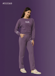 USA Looper Coord Set – Premium Pre-Winter Cotton Co-Ord for Streetwear Vibes