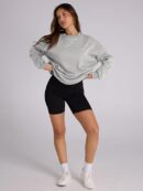 V-Hanu - Oversized Sweatshirt Women Loose Fit Cotton Vintage Crew Neck