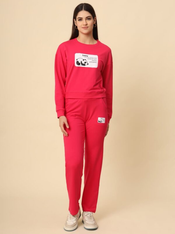 V-Hanu - Lazy Bear Tracksuit | Red - Image 4