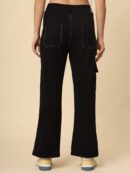 V-Hanu - Denim Look Cotton Looper | Black