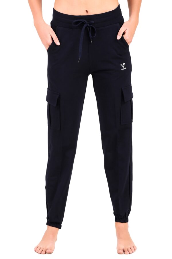 V-Hanu - Cotton Looper Jogger | Black - Image 5