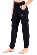 V-Hanu - Cotton Looper Jogger | Black