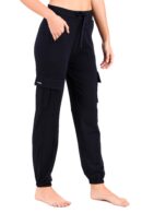 V-Hanu - Cotton Looper Jogger | Black