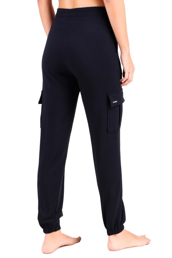 V-Hanu - Cotton Looper Jogger | Black - Image 3